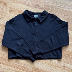 FLX Cropped Polo Long Sleeve - Size Small